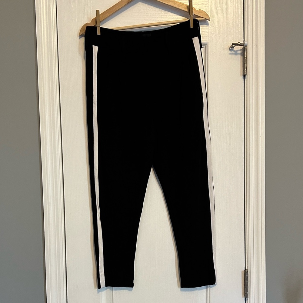 Calvin Rucker Black and White Straight Leg Pants with pockets NWT - Picture 10 of 13